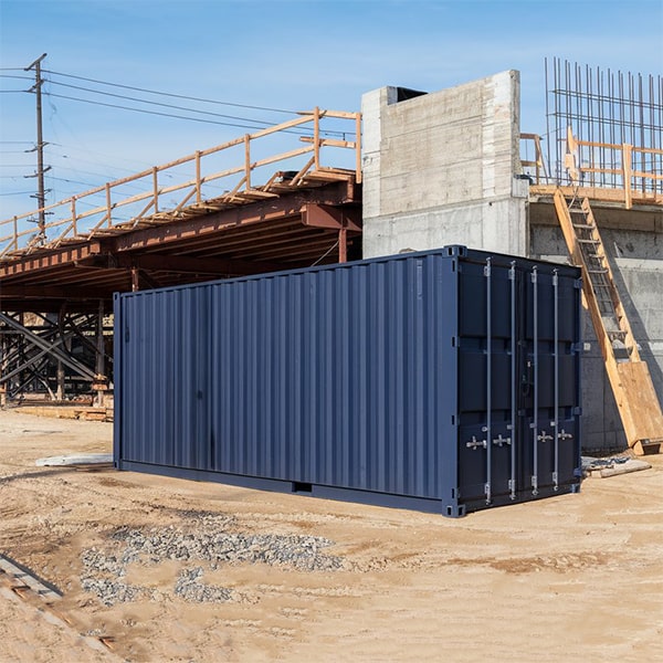 construction site storage containers come in a variety of sizes to meet your specific needs