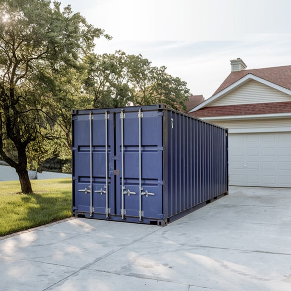 there are minimal restrictions on what you can store in our residential storage containers